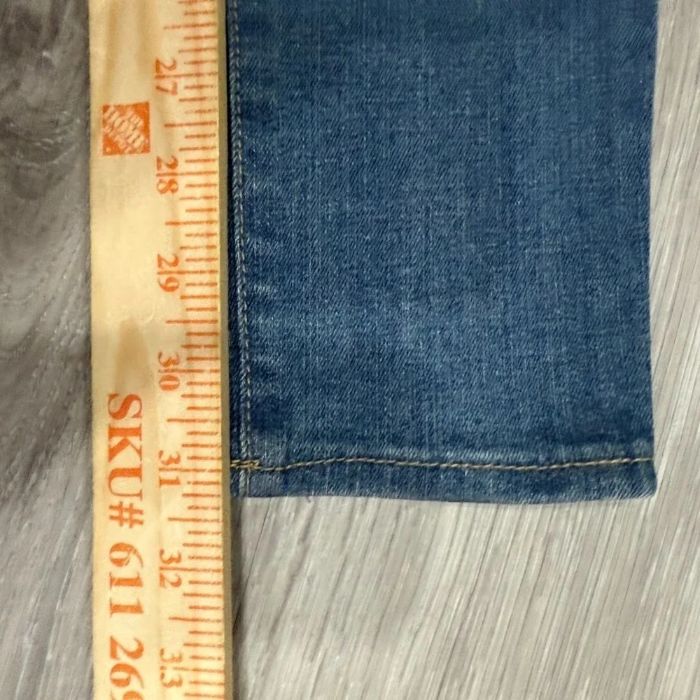 J Love H81 Jeans Womens Size 25 Distressed Skinny Stretch Denim Medium Wash